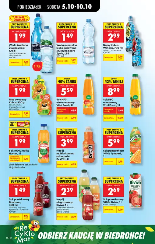 Biedronka - gazetka promocyjna Od poniedziałku, Z ladą tradycyjną od poniedziałku 05.10 do soboty 10.10 - strona 68