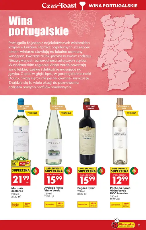 Biedronka - gazetka promocyjna Czas na Toast! od poniedziałku 05.10 do soboty 17.10 - strona 11