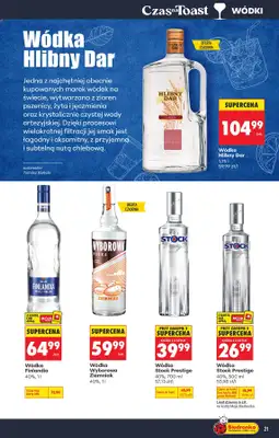 Biedronka - gazetka promocyjna Czas na Toast! od poniedziałku 05.10 do soboty 17.10 - strona 21