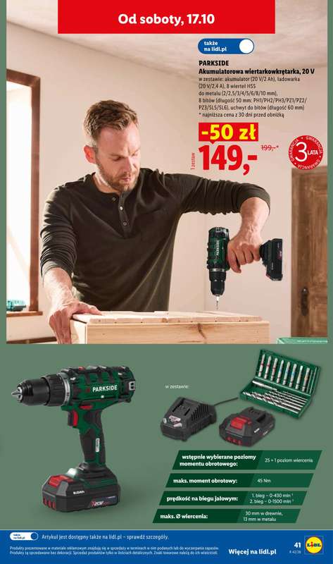 Lidl - gazetka promocyjna Katalog od poniedziałku 12.10 do soboty 24.10 - strona 45