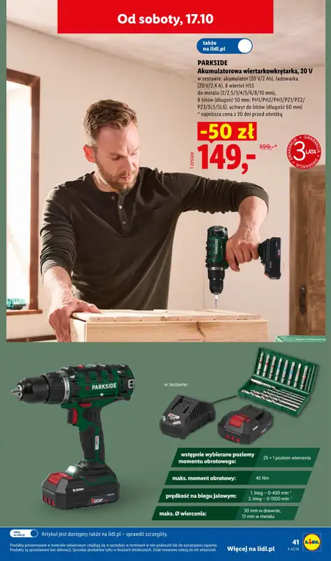 Lidl - gazetka promocyjna Katalog od poniedziałku 12.10 do soboty 24.10 - strona 45