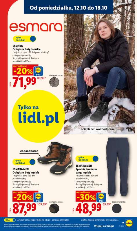 Lidl - gazetka promocyjna Katalog od poniedziałku 12.10 do soboty 24.10 - strona 7