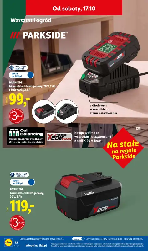 Lidl - gazetka promocyjna Katalog od poniedziałku 12.10 do soboty 24.10 - strona 46