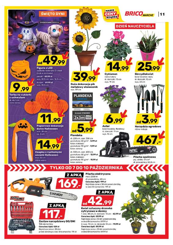 Bricomarche - gazetka promocyjna Gazetka od środy 07.10 do soboty 17.10 - strona 12