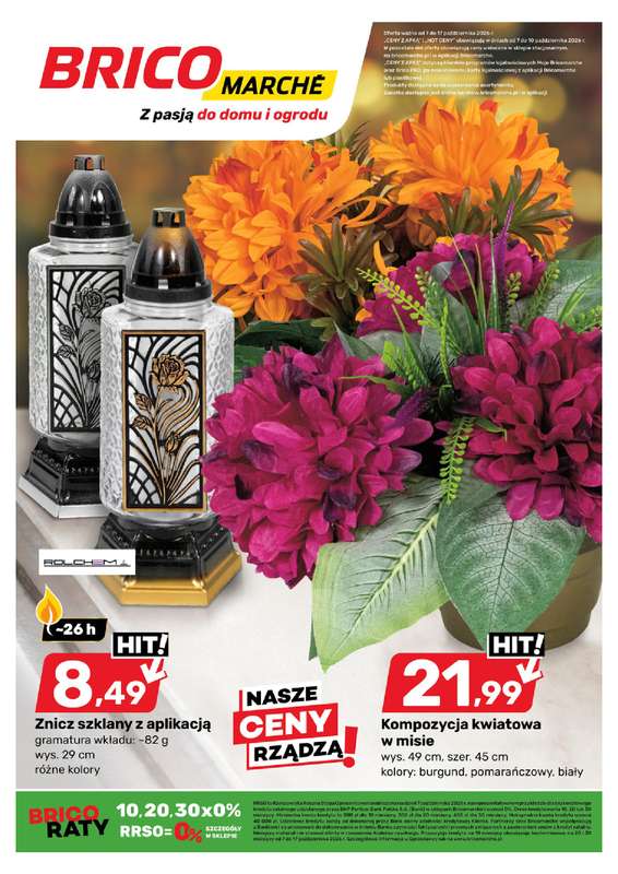 Bricomarche - gazetka promocyjna Gazetka od środy 07.10 do soboty 17.10