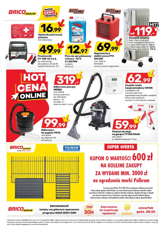 Bricomarche - gazetka promocyjna Gazetka od środy 07.10 do soboty 17.10 - strona 13