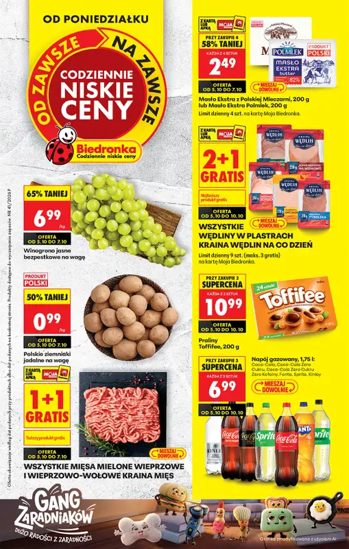 Biedronka - gazetka promocyjna Od poniedziałku  