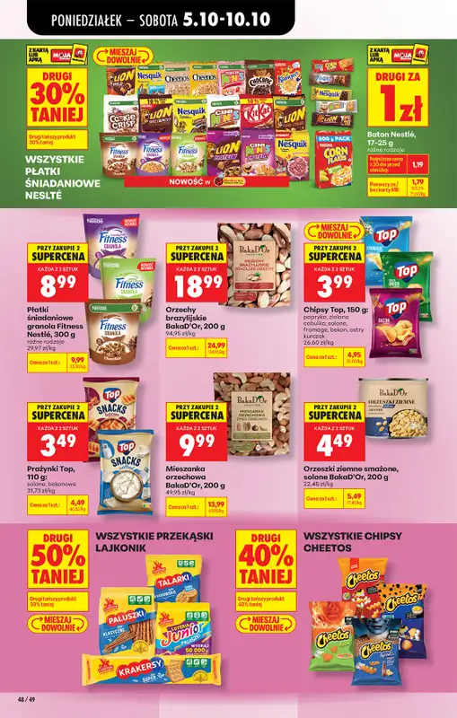 Biedronka - gazetka promocyjna Od poniedziałku od poniedziałku 05.10 do soboty 10.10 - strona 64
