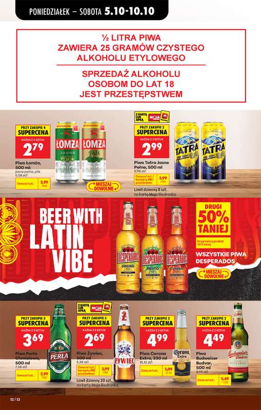 Biedronka - gazetka promocyjna Od poniedziałku od poniedziałku 05.10 do soboty 10.10 - strona 70