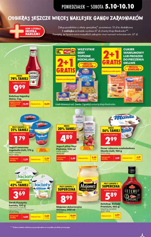 Biedronka - gazetka promocyjna Od poniedziałku od poniedziałku 05.10 do soboty 10.10 - strona 43