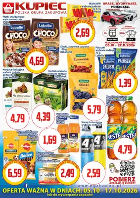 Kupiec - gazetka promocyjna Oferta plakatowa od poniedziałku 05.10 do soboty 17.10 - strona 3