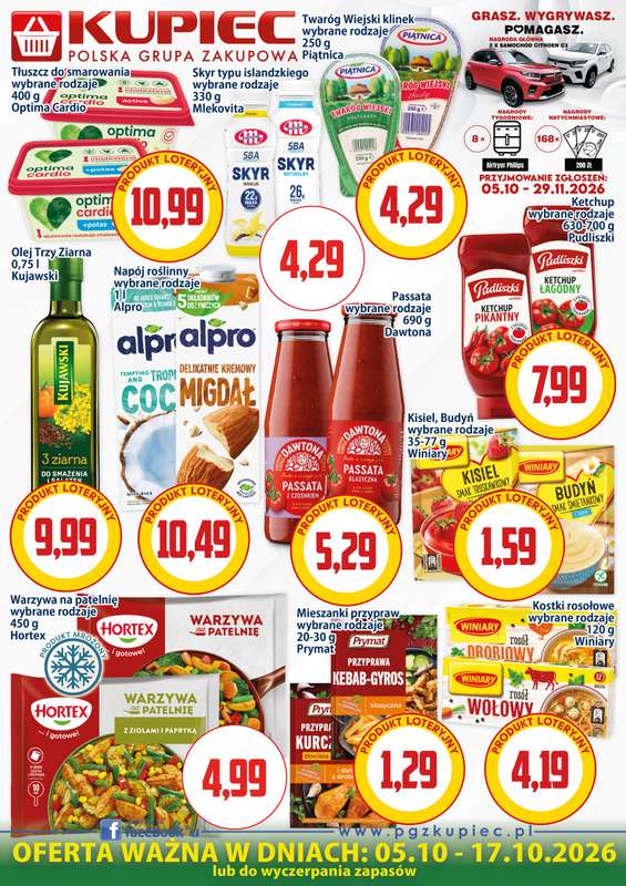 Kupiec - gazetka promocyjna Oferta plakatowa od poniedziałku 05.10 do soboty 17.10 - strona 4