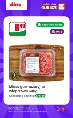 Dino - gazetka promocyjna Specjalna oferta na 05.10.2026 - promocje spoza gazetki od poniedziałku 05.10 do poniedziałku 05.10 - strona 4