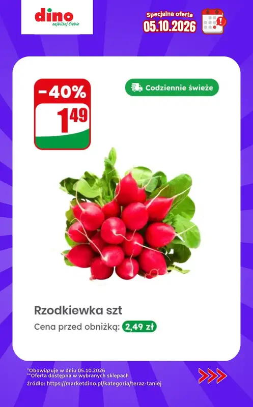 Dino - gazetka promocyjna Specjalna oferta na 05.10.2026 - promocje spoza gazetki   - strona 2