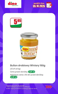 Dino - gazetka promocyjna Specjalna oferta na 05.10.2026 - promocje spoza gazetki od poniedziałku 05.10 do poniedziałku 05.10 - strona 7