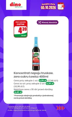 Dino - gazetka promocyjna Specjalna oferta na 05.10.2026 - promocje spoza gazetki od poniedziałku 05.10 do poniedziałku 05.10 - strona 6