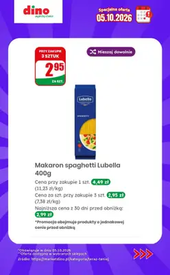 Dino - gazetka promocyjna Specjalna oferta na 05.10.2026 - promocje spoza gazetki od poniedziałku 05.10 do poniedziałku 05.10 - strona 8