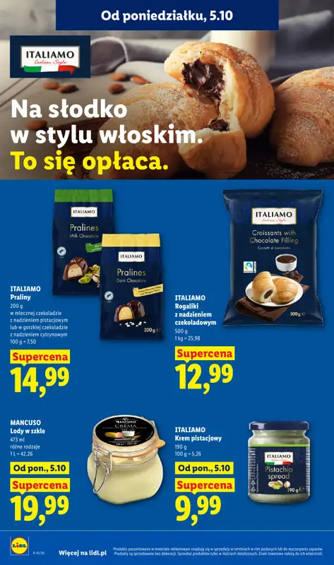 Lidl - gazetka promocyjna Od poniedziałku od poniedziałku 05.10 do środy 07.10 - strona 60