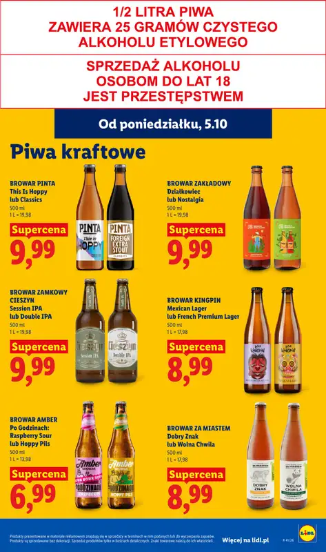 Lidl - gazetka promocyjna Od poniedziałku od poniedziałku 05.10 do środy 07.10 - strona 77