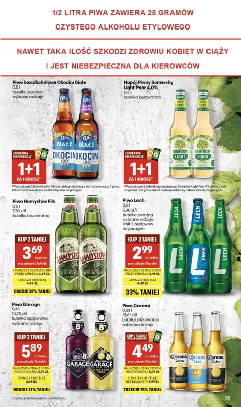 Delikatesy Centrum - gazetka promocyjna Gazetka od czwartku 08.10 do środy 14.10 - strona 35