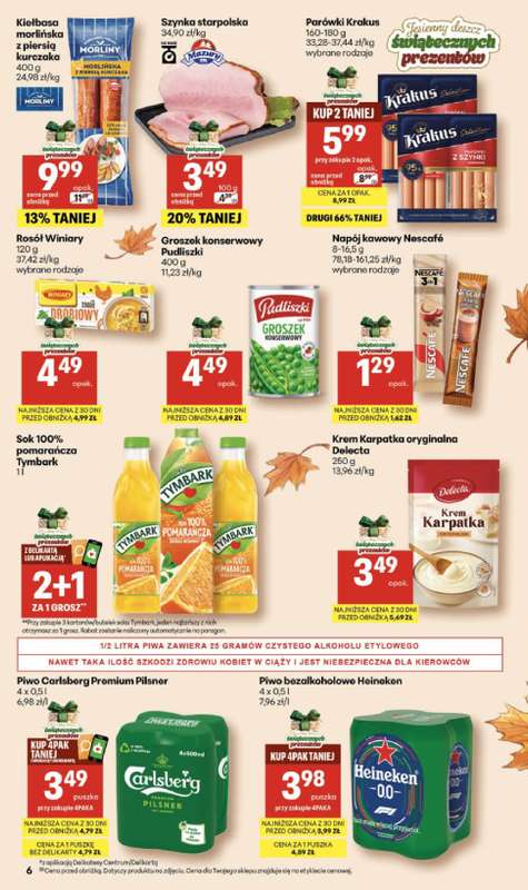 Delikatesy Centrum - gazetka promocyjna Gazetka od czwartku 08.10 do środy 14.10 - strona 6