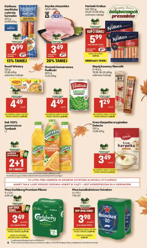 Delikatesy Centrum - gazetka promocyjna Gazetka od czwartku 08.10 do środy 14.10 - strona 6