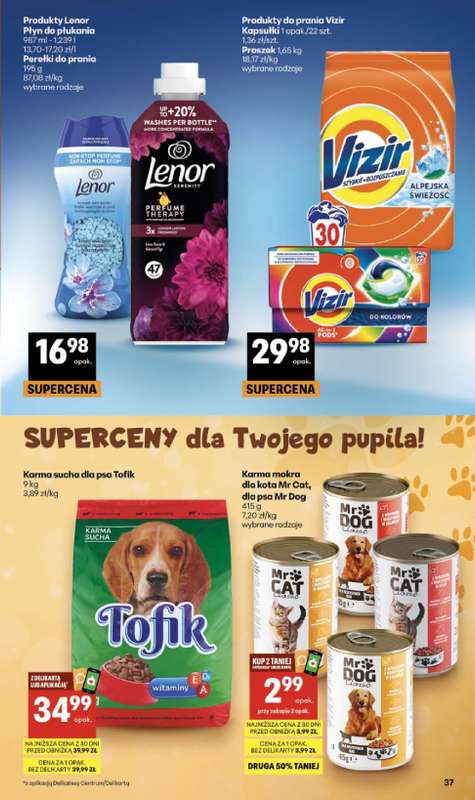 Delikatesy Centrum - gazetka promocyjna Gazetka od czwartku 08.10 do środy 14.10 - strona 37