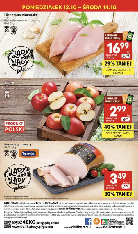 Delikatesy Centrum - gazetka promocyjna Gazetka od czwartku 08.10 do środy 14.10 - strona 40