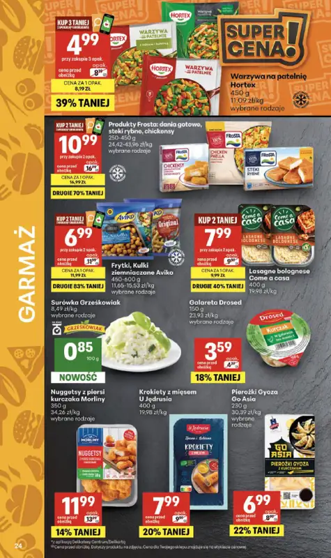 Delikatesy Centrum - gazetka promocyjna Gazetka od czwartku 08.10 do środy 14.10 - strona 24