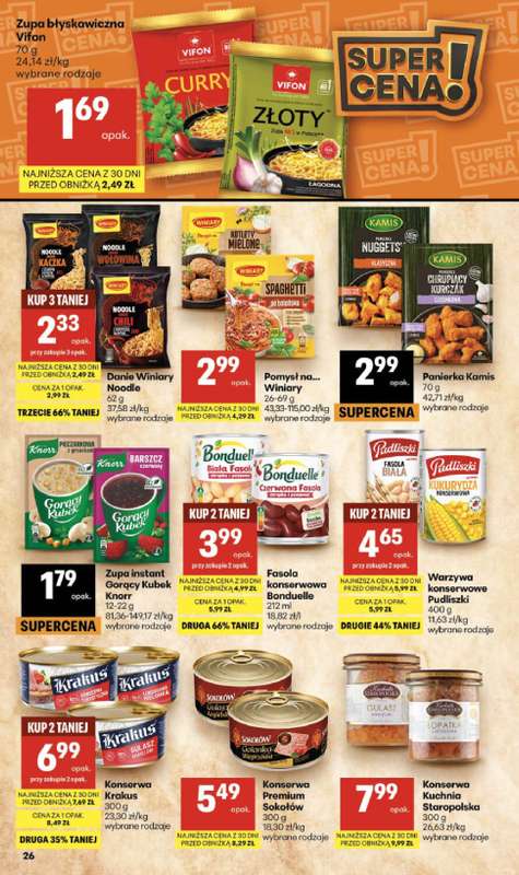 Delikatesy Centrum - gazetka promocyjna Gazetka od czwartku 08.10 do środy 14.10 - strona 26