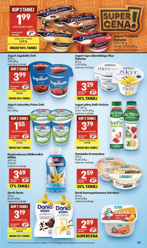 Delikatesy Centrum - gazetka promocyjna Gazetka od czwartku 08.10 do środy 14.10 - strona 23
