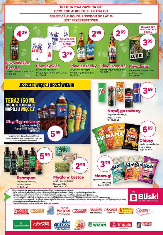 Bliski - gazetka promocyjna Gazetka od wtorku 06.10 do niedzieli 18.10 - strona 4