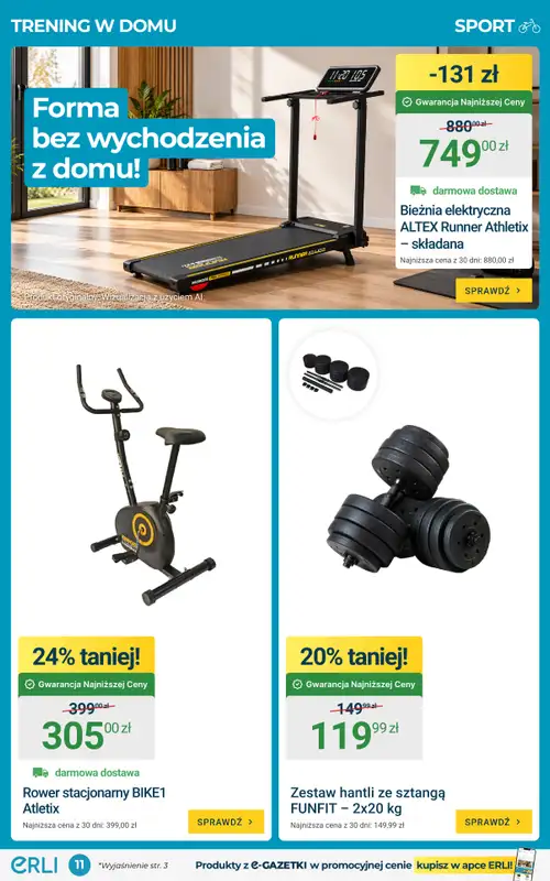 ERLI - gazetka promocyjna Gazetka od poniedziałku 05.10 do niedzieli 11.10 - strona 11