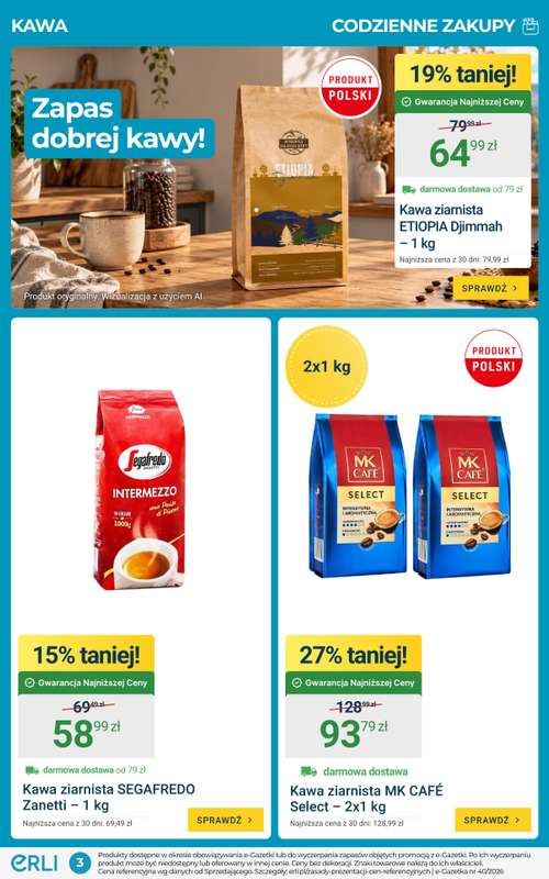 ERLI - gazetka promocyjna Gazetka od poniedziałku 05.10 do niedzieli 11.10 - strona 3