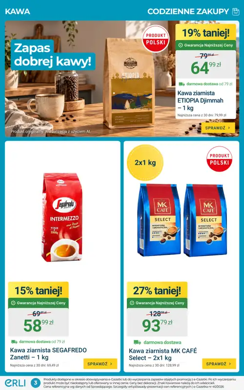 ERLI - gazetka promocyjna Gazetka od poniedziałku 05.10 do niedzieli 11.10 - strona 3