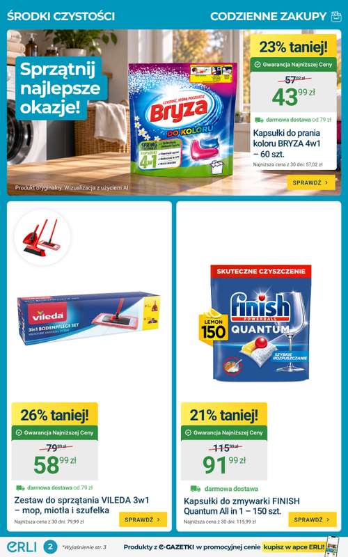 ERLI - gazetka promocyjna Gazetka od poniedziałku 05.10 do niedzieli 11.10 - strona 2