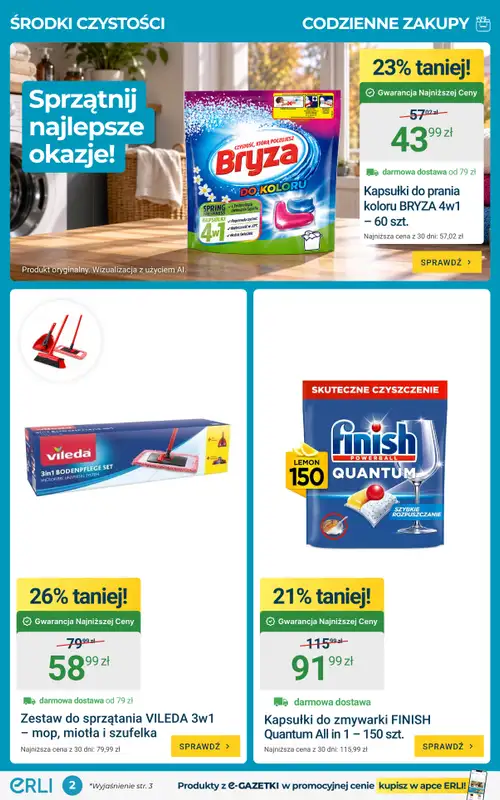 ERLI - gazetka promocyjna Gazetka od poniedziałku 05.10 do niedzieli 11.10 - strona 2
