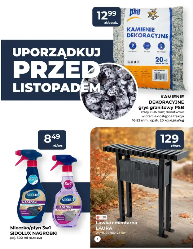 PSB Mrówka - gazetka promocyjna Gazetka od czwartku 08.10 do soboty 17.10 - strona 5
