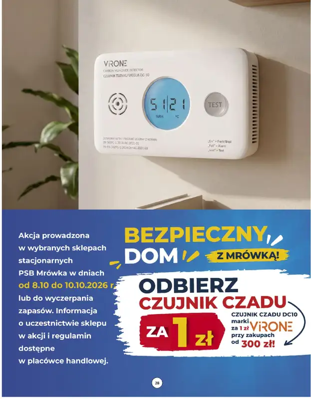 PSB Mrówka - gazetka promocyjna Gazetka od czwartku 08.10 do soboty 17.10 - strona 28