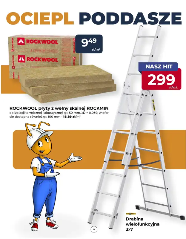 PSB Mrówka - gazetka promocyjna Gazetka od czwartku 08.10 do soboty 17.10 - strona 9