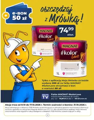 PSB Mrówka - gazetka promocyjna Gazetka od czwartku 08.10 do soboty 17.10 - strona 6