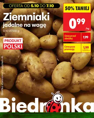 Biedronka - gazetka promocyjna Biedronkowe oszczędności od poniedziałku od poniedziałku 05.10 do środy 07.10 - strona 2