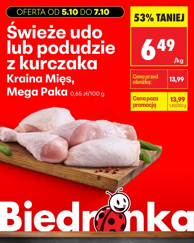 Biedronka - gazetka promocyjna Biedronkowe oszczędności od poniedziałku od poniedziałku 05.10 do środy 07.10 - strona 8