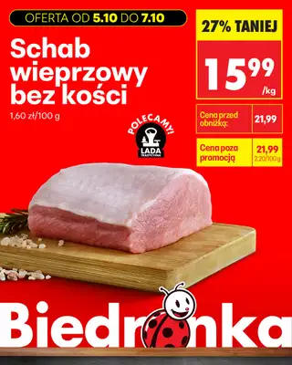 Biedronka - gazetka promocyjna Biedronkowe oszczędności od poniedziałku od poniedziałku 05.10 do środy 07.10 - strona 10