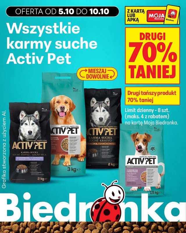 Biedronka - gazetka promocyjna Biedronkowe oszczędności od poniedziałku od poniedziałku 05.10 do środy 07.10 - strona 20