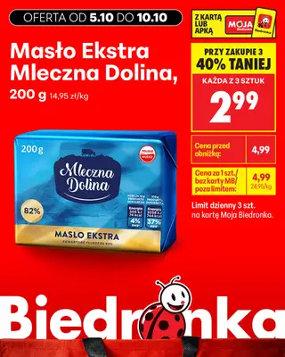 Biedronka - gazetka promocyjna Biedronkowe oszczędności od poniedziałku od poniedziałku 05.10 do środy 07.10 - strona 5
