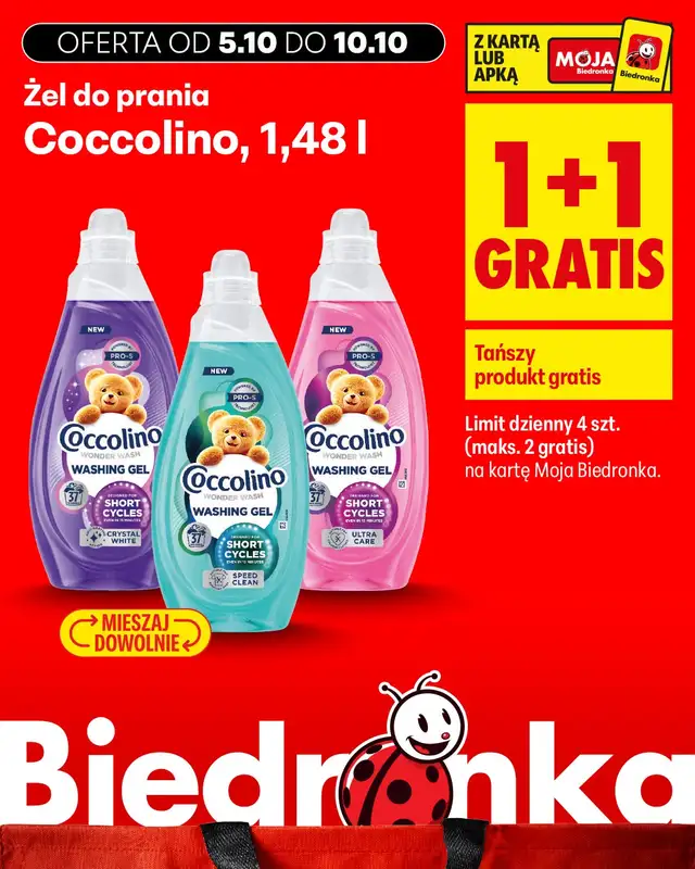 Biedronka - gazetka promocyjna Biedronkowe oszczędności od poniedziałku od poniedziałku 05.10 do środy 07.10 - strona 18