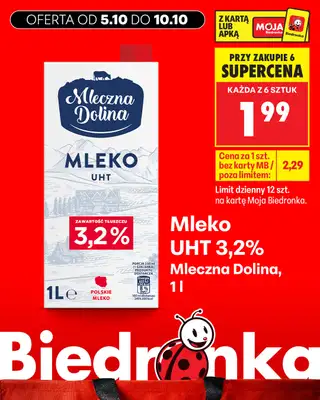 Biedronka - gazetka promocyjna Biedronkowe oszczędności od poniedziałku od poniedziałku 05.10 do środy 07.10 - strona 4
