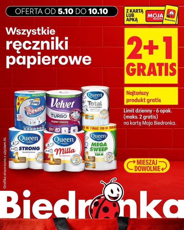 Biedronka - gazetka promocyjna Biedronkowe oszczędności od poniedziałku od poniedziałku 05.10 do środy 07.10 - strona 19