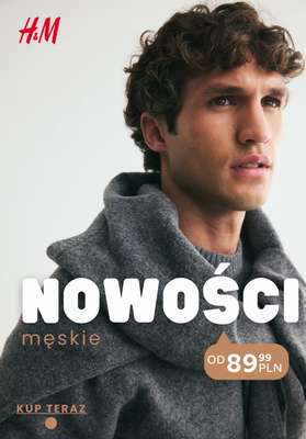 H&M - gazetka promocyjna Jesienne nowości męskie od poniedziałku 05.10 
